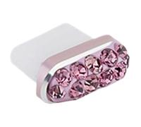 Rhinestone Crystal Type-C Dust Plug Charm, Glittering Charging Port Cover, Decorative Phone Port Protector, Elegant Dustproof Cap for Mobile Devices