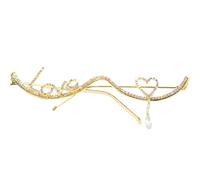 Rhinestone Face Chain Eyewear For Women Teens Girls Photo Props Half Frame Glasses Face Jewelry For Party Photoshoots Party Frame