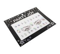 Rhinestone Face Stickers Acrylic Resin DIY Crystal Bling Tattoos | Reusable Easy Application, Eye Catching Style for Stage Performances, Weddings, Carnival Face Art