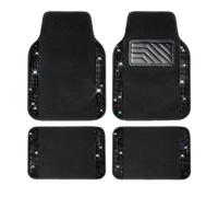 Rhinestone Floor Mats - Car Mats Glitter, Bling Bling Floor Mats, Non-Slip Mats Front, Dirt Trapper Mats, Car Waterproof, Floor Mats for Small Cars and SUVs, High-Quality and Durable Floor Mats