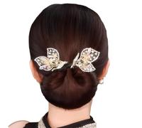 Rhinestone Flower Hair Clip Elegant Exquisite Lazy Hair Curler Retro Shinning M2T3 Accessories For Women Hair Headwear Ponytail