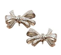 Rhinestone for Open Earphone | Bow Rhinestone Clip On Headphones - Trendy Decoration Accessory for Girl Girlfriend Wife or Sister for Open Earphone