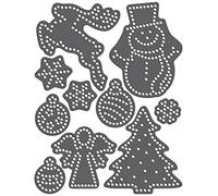 Rhinestone Genie Christmas Magnetic Rhinestone Template, Black