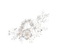 Rhinestone Hair Accessories Bridesmaid Hair Clip Bride Headpiece Bridal Side Hair Piece Bridal Veil Clips Wedding Pearl Hair Bridal Barrette