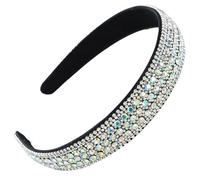 Rhinestone Hair Band Wide Hairbands Jeweled Bling Beaded Sparkly Head Bands Faux Diamond Headband Crystal Hair Accessories 16713