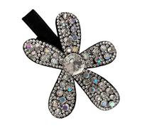 Rhinestone Hair Clips - 8x4x2cm Sparkling Vintage Metal Duckbill Hairpin, Vintage Flower Hair Clips, Holiday Festival Wedding Bridal Party | Summer Daily Use Elegant For Girls Women Hairstyle