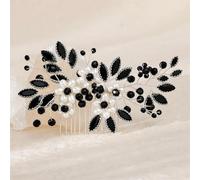Rhinestone Hair Combs For Bride Wedding Hairpins Flower Pearl Headpiece Handmade Hair Jewelry G1