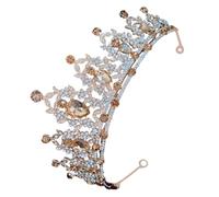 Rhinestone Headband Bridal Headband Headpiece Bride Crowns for Wedding Party Elegant Wedding Crown Pageant The Crown Birthday Crowns for Women den Zinc Alloy