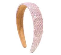 Rhinestone Headband Simple Diamond-covered Wide-brimmed Headband, A Shining And Versatile Hair Accessory(Color3)