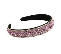 Rhinestone Headband Women's Shiny Rhinestone Headband Crystal Simple Wedding Hair Accessories(Color2)