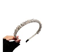 Rhinestone Headbands Circle Square Rhinestone Headband Flash Hair Head Party Wedding Accessories for Wedding and Daily Decor(Color2)