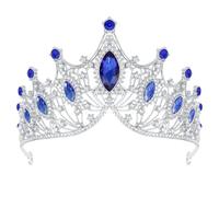 Rhinestone Headbands Crown for Women and Girls, Princess Tiaras Crown for Bridal, Crystal Queen Tiara Head Band Hair Accessories for Prom Wedding and Party