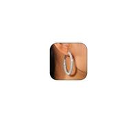 Rhinestone Hoop Earrings for Women Trendy Prom Dresses 2025 Big Gold/Silver Hoop Earrings Large Glitter Hoop Earrings Sparkly Hoops Earring Wedding Prom Formal Jewelry Gifts, Zinc, Cubic Zirconia