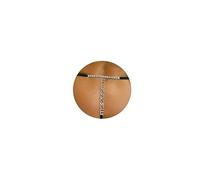 Rhinestone Letters Waist Chain Panties Thongs Summer Crystal Thong Chain Bikini Elastic Belly Chain Festival Rave Rhinestone G String Waist Body Jewelry for Women, M, Alloy, alloy