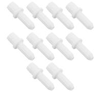 Rhinestone Painting Pen Connector 10pcs Plastic White | Vacuum Drill Attachment, Precise Positioning and Easy Installation for Craft Painting Setups