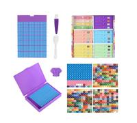 Rhinestone Painting Storage, Art Containers and Trays Stand, Organizer Boxes with Tools & Accessories, Ideal for Crafts, Beads, Jewelry, for Youth, Teens, Boys, Girls, Women, Men