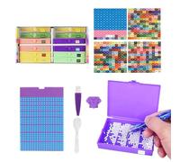 Rhinestone Painting Storage, Art Containers and Trays Stand, Organizer Boxes with Tools & Accessories, Ideal for Crafts, Beads, Jewelry, for Youth, Teens, Boys, Girls, Women, Men