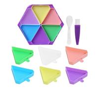 Rhinestone Painting Trays - Craft Project Tool, Rhinestone Art Container | for DIY Enthusiasts Beginners Professionals Group Activities Home Adults Creative Projects Hobbyists