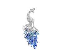Rhinestone Peacock Brooch Pin for Women Girls Colorful Sparkly Crystal Animal Lapel Pins for Prom Dress Sweater Coat Dainty Suit Hat Dress Accessories Wedding Party Jewelry, S, Metal, cubic zirconia