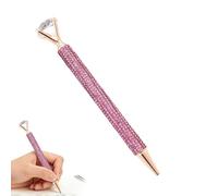 Rhinestone Pen - Bling Pens Bulk | Sparkly Push-button Ballpoint Writing Tool With Large Gem | Sparkly Rhinestone Writing Pens For Friends Coworkers Teacher Nurse Work Desk Word Offices Birthday