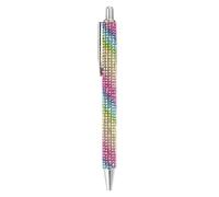 Rhinestone Pen - Retractable Sparkly Crystal Writing Instrument, Fancy Glitter Office Accessory | Elegant Bling Stationery For Journaling, Sketching, Note Taking, Daily Creativity Wedding