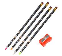 Rhinestone Pen, Set of 4 Rhinestone Wax Pens, with Sharpener, Easy Picking, Multifunctional Craft Accessories for Costume Decoration & Jewellery Making