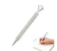 Rhinestone Pen - Sparkly Writing Tool for | Large Crystal with Glitzy Barrel Finish & Smooth Ink Flow for Professional Desks, Nursing Stations, Teacher Offices and Reception Areas