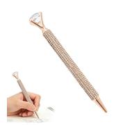 Rhinestone Pens - Ballpoint Push-Button Writing Tool with Large Gem | Bedazzling Ballpoint Pen,for Daily Writing Quotes Desk Word Work Offices Friend Coworkers Teacher Nurse