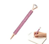 Rhinestone Pens | Push-button Ballpoint Writing Tool with Large Gem,Women Fancy Pens - for Friends Teacher Nurse Writing Work Daily Quotes Desk Word Birthday Offices