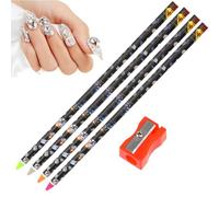 Rhinestone Picker Tool, 4-Piece Nail Gem Set with Precision Tip, with Grinder, Craft Accessories for Costume Decoration, Jewellery Making and Fabric Decoration