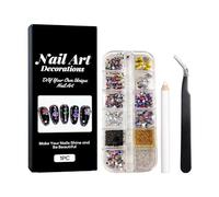 Rhinestone Pour Ongles | Outil De Beauté 3D Multi-Formes | Et Joyaux À Ongles | Pour Adolescentes Mères Salon Maison Fêtes Daily Toutes Saisons Mariage