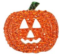 Rhinestone Pumpkin Brooch Halloween Jewelry Pin for Jacket Handbag Decorations Halloween Costume Accessories, Brooches, Pins