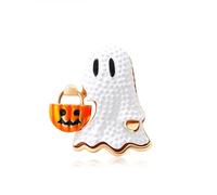 Rhinestone Pumpkin Brooch Pin for Women,Halloween Ghost Pumpkin Brooches Lapel Pins for Suit Dress Hat Bag Cute Enamel Pumpkin Pin Fall Jewelry Outfits Accessories, One Size, Metal, no gemstone