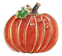 Rhinestone Pumpkin Brooch Pumpkin Lapel Pin Halloween Brooch Pin Badge for Thanksgiving Fall Autumn Halloween Decoration