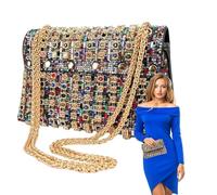 Rhinestone Purses for Women,Rhinestone Clutch Purse for Women,Shiny Evening Bag Ladies Bag | Rhinestone Clutch Bag for Women, Coloured 2, Consulte la descripción