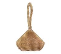 Rhinestone Purses For Women Rhinestones Bag Fashion Diamond Mini Handbag For Party Wedding Bag Zipper Pocket Money Purse Day Tote Rhinestone Crossbody Bag(Gold)