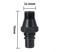 Rhinestone Quick Release Drill Bit Connector Adapter with Reverse Lock Mechanism, for Various Water Drill Bits and Multiple Power Drill Brands for Fast Bit Changes, Silver Tone(A)