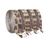 Rhinestone Ribbon 1 Pcs Self Adhesive Rhinestone Diamond Bling Crystal Ribbon Sticker Wrap for Craft Jewel Tape Roll(Wide-2.2cm)