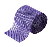 Rhinestone Ribbon 10Yards Rhinestone Ribbon Bling Diamond Mesh Wrap 24 Row for Wedding Cake Vase Decor Party Supply(Color 19)