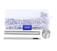 Rhinestone Rivets Set, DIY Hand - Made Clothing Accessories, Decorative Brass Studs with Storage Box for Hats Bags Jackets Belts, Includes 400 Rivets and Complete Tools