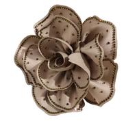 Rhinestone Rose Flowers Brooches and Pins for Women AB Crystal Fabric Camellia Flower Brooch Lapel Pins Hairpins Fashion Hair Clips Dress Accessories Elegant Jewelry for Prom Party, M, Metal, cubic