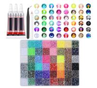 Rhinestone Set for Embellishment Resin Nail Decorations