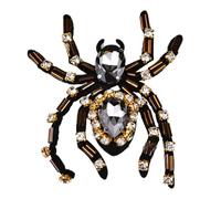 Rhinestone Spider Beaded Patch for Clothing Sewing Shirt Shoes Bags
