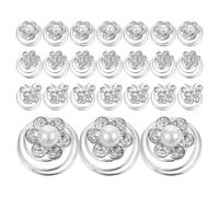 Rhinestone Spiral Hair Pins Set for Bridal Prom, Hair Types | Alloy and Rhinestone, Flexible Hold for Long Hair, Three Styles Included for Wedding Party Decor