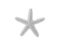 Rhinestone Starfish Brooch for Women Girls Dainty Pearl Starfish Brooch Pin Boho Ocean Beach Star Brooches Pin Bohemia Ocean Themed Brooches Clothing Hat Bag Accessories, L, Alloy Steel, cubic