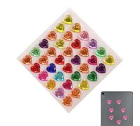 Rhinestone Stickers - Self Adhesive Gem Sheets, Colorful Acrylic Bling Jewels, Heart Star Shaped DIY Craft Stickers | Sparkling Decoration Peel Backing for Scrapbooking Phone Cases Greeting