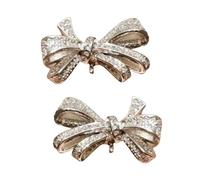 Rhinestone Stone Accessory For Earbuds Clip On,Clip On For Headphones With Bow-shaped Decoration | Ornament Open Ear Headphones For Travel Gift For Friend Daughter | Function Accessory
