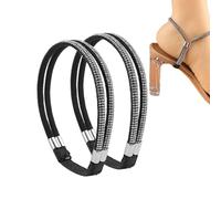 Rhinestone Tascón Straps - 20cm Women High Heel Shoe Accessory, Anti-fall Elastic Laces | Shiny Decorative Footwear For All High Heels Shoes