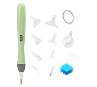 Rhinestone Tool, USB Electric Nail Dotting Tool, Artists Accessories with 9 Replaceable Heads, for Home and Garden, Adults,