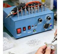 Rhinestone Wand Setter Tool, Hot Fix Crystal Bling Machine, Adjustable Power and Time, Easy to Use for DIY Crafts, Costumes, Decorations, and More